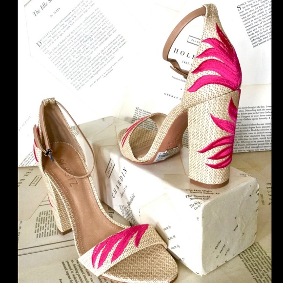 Free People Shoes - Schutz Satin Platform Criss Cross 5" Heel Sandal 7